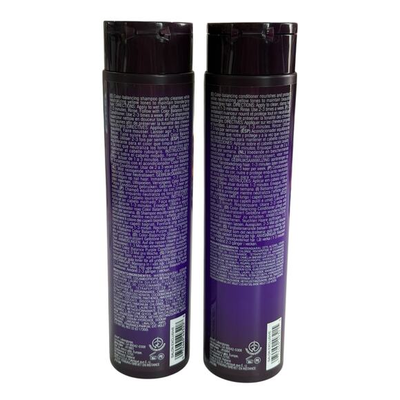 Joico Color Balance Purple Shampoo And Conditioner Set 10.1 Fl Oz Bottles - Picture 6 of 8